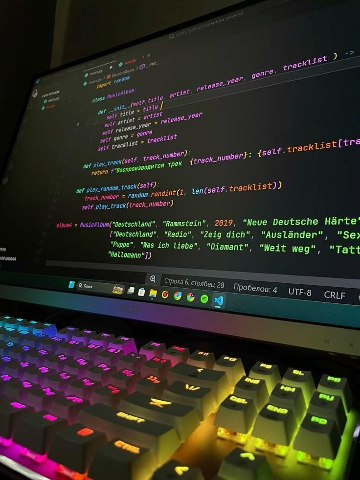 iOS app development workspace
